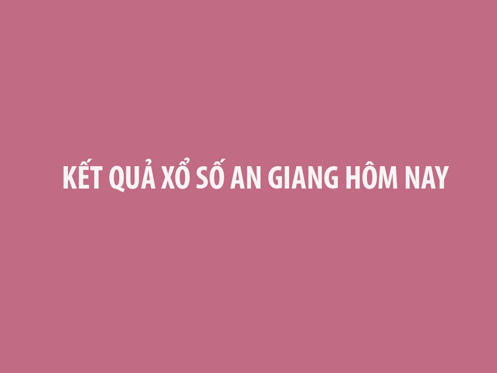 Kết quả xổ số An Giang hôm nay ngày 16/1/2025, XSAG 16/1, Xổ số An Giang hôm nay