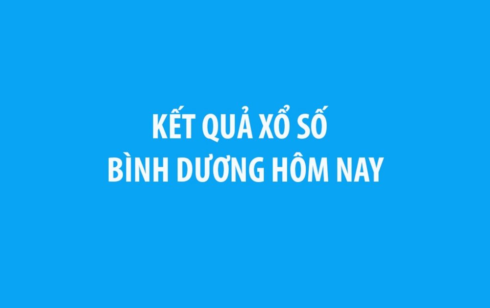 XSBD 3/1 - Kết quả xổ số Bình Dương hôm nay ngày 3/1/2025