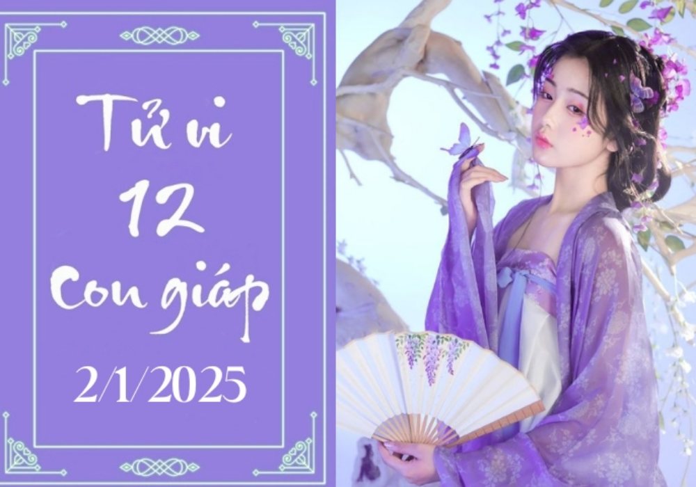 Tử vi 12 con giáp hôm nay ngày 2/1/2025: Mão phát triển, Tuất thuận lợi