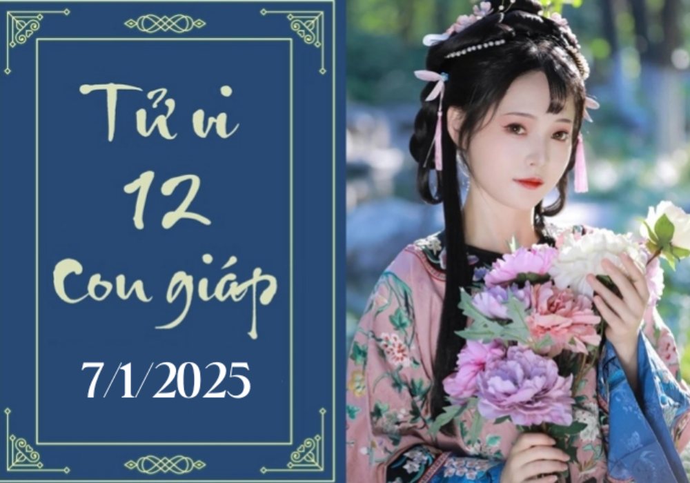 Tử vi 12 con giáp hôm nay ngày 7/1/2025: Thìn may mắn, Tuất nóng vội