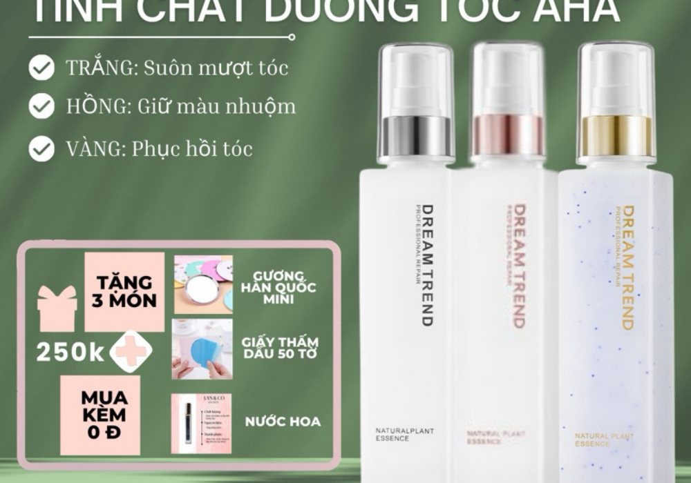 Reivew Essence Tinh chất dưỡng tóc AHA