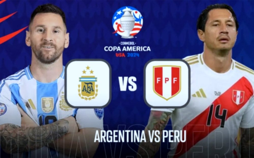 Link xem trực tiếp bóng đá Argentina vs Peru, Copa America 2024 (7h hôm nay, 30/6)