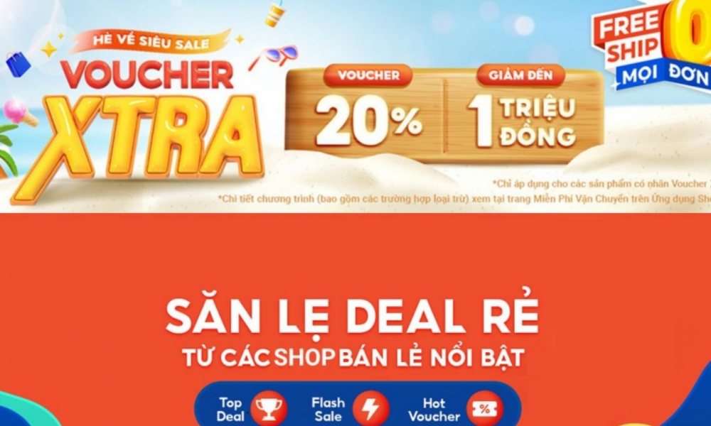 Săn SALE Shopee mới nhất từ LDG.COM.VN