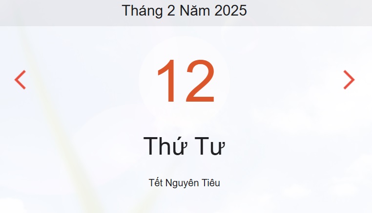 Lịch âm 12/2 chính xác nhất, lịch vạn niên ngày 12/2/2025