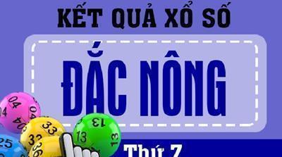 XSDNO 14/12 - Kết quả xổ số Đắk Nông hôm nay thứ 7 ngày 14/12/2024