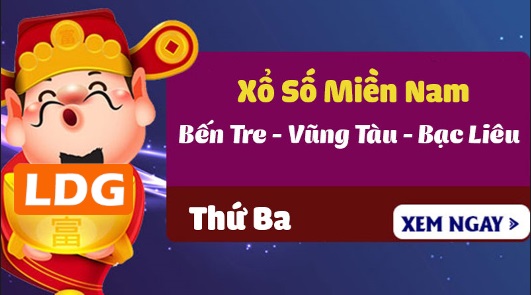 Xổ Số Miền Nam - Bến Tre - Vũng Tàu - Bạc Liêu