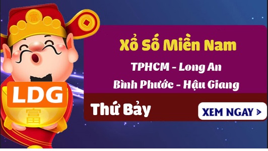 Xổ Số Miền Nam - TPHCM - Long An - Bình Phước - Hậu Giang