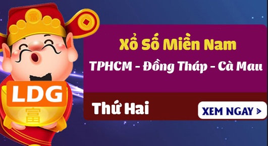 Xổ Số Miền Nam - TPHCM - Đồng Tháp - Cà Mau